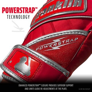 Foto 4 | Foto 4 | Guantes De Bateo Franklin Sports Powerstrap, Cromados, Rojos, Para Adultos - Venta Internacional.