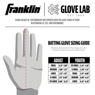 Foto 5 | Foto 5 | Guantes De Bateo Franklin Sports Mlb Cfx Pro Pearl/navy Youth - Venta Internacional.