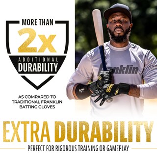 Foto 3 | Foto 3 | Guantes De Bateo Franklin Sports Infinite Powerstrap Para Adultos - Venta Internacional.