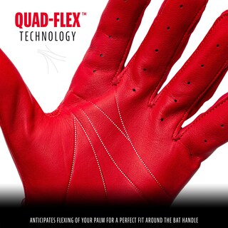 Foto 2 | Foto 2 | Guantes De Bateo Franklin Sports Natural Ii, Rojos, Tamaño Mediano, Para Adultos - Venta Internacional.