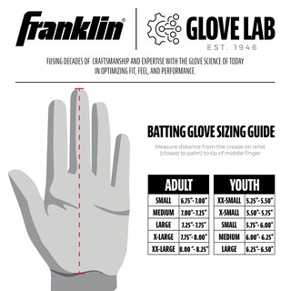 Foto 5 | Foto 5 | Guantes De Bateo De Béisbol Franklin Sports Cfx Pro Chrome White - Venta Internacional.