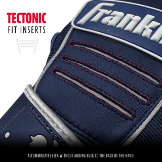 Foto 3 | Foto 3 | Guantes De Bateo De Béisbol Franklin Sports Cfx Pro Navy Xxl - Venta Internacional.