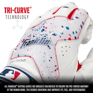 Foto 4 | Foto 4 | Guantes De Bateo Franklin Sports 2nd Skinz Drip Mlb, Adultos, Grandes - Venta Internacional.