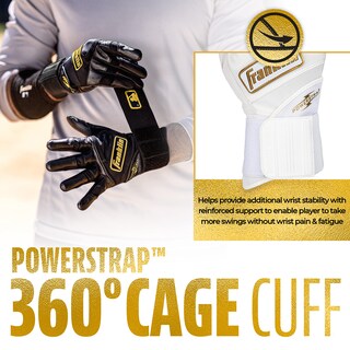 Foto 5 | Foto 5 | Guantes De Bateo Franklin Sports Infinite Powerstrap Para Adultos - Venta Internacional.