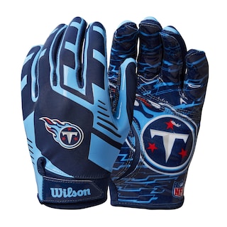 Foto 1 | Foto 1 | Guantes De Fútbol Wilson Nfl Stretch Fit Youth Titans - Venta Internacional.