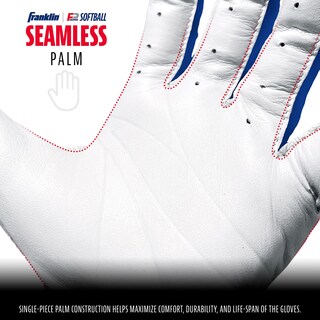 Foto 4 | Foto 4 | Guantes De Bateo Franklin Sports Cfx Pro Fastpitch Blanco Azul - Venta Internacional.