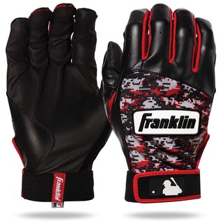 Foto 1 | Foto 1 | Guantes De Bateo De Béisbol Franklin Sports Mlb Digitek Gris/rojo - Venta Internacional.