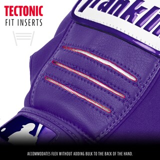Foto 3 | Foto 3 | Guantes De Bateo Franklin Sports Cfx Pro, Color Morado, Tamaño Grande, Para Adultos - Venta Internacional.