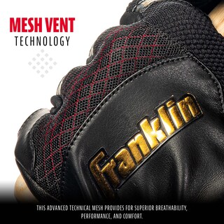 Foto 3 | Foto 3 | Guantes De Bateo Franklin Sports Shok-sorb X Baseball, Negros - Venta Internacional.