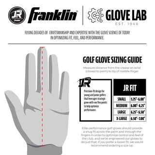 Foto 6 | Foto 6 | Guante De Golf Franklin Sports Premium Leather Junior Para Mano Izquierda - Venta Internacional.