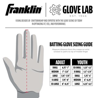 Foto 4 | Foto 4 | Guantes De Bateo Franklin Sports Mlb Powerstrap Youth Large - Venta Internacional.