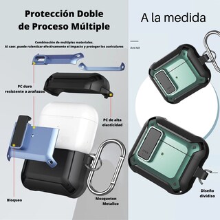 Foto 5 | Foto 5 | Estuche Protector Ecomlab Para Airpods Pro Verde