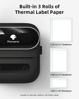Foto 3 | Foto 3 | Impresora Térmica De Etiquetas Phomemo M220 Bluetooth Para Direcciones - Venta Internacional.