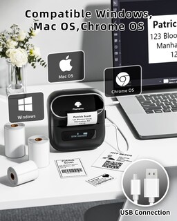 Foto 4 | Foto 4 | Impresora Térmica De Etiquetas Phomemo M220 Bluetooth Para Direcciones - Venta Internacional.