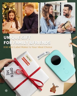 Foto 7 | Foto 7 | Rotuladora Phomemo D30 Bluetooth Térmica Verde con Cinta Adhesiva - Venta Internacional