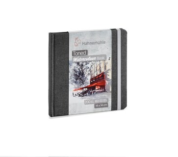 Foto 1 | Foto 1 | Libro De Acuarela Hahnemuhle, Tono 14 Cm X 14 Cm, Gris - Venta Internacional.