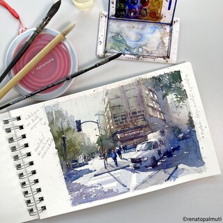 Foto 2 | Foto 2 | Diario De Viaje Hahnemühle Bamboo Mixed Media 265 G/m² - Venta Internacional.