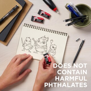 Foto 4 | Foto 4 | Borrador Sakura Sumogrip B80 Block B80, Tamaño Pequeño, Negro, Paquete De 3 - Venta Internacional.