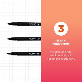 Foto 2 | Foto 2 | Bolígrafos Sakura Pigma Professional Archival Black Ink 3 Pa - Venta Internacional.