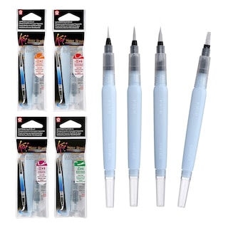 Foto 1 | Foto 1 | Pincel De Agua Sakura Koi Watercolor, Tanque De 9 Ml, 4 Puntas De Pincel - Venta Internacional.