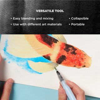 Foto 4 | Foto 4 | Pincel De Agua Sakura Koi Watercolor, Tanque De 9 Ml, 4 Puntas De Pincel - Venta Internacional.