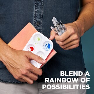 Foto 5 | Foto 5 | Pincel De Agua Sakura Koi Watercolor, Tanque De 9 Ml, 4 Puntas De Pincel - Venta Internacional.