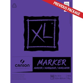 Foto 2 | Foto 2 | Papel Rotulador Canson Serie Xl, 9 X 12 Pulgadas, 100 Hojas, 70 G - Venta Internacional.