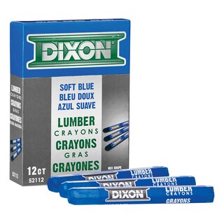Foto 1 | Foto 1 | Crayones Para Marcar Madera Dixon Industrial, Azul Suave, Paquete De 12 - Venta Internacional.