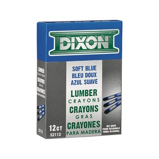 Foto 3 | Foto 3 | Crayones Para Marcar Madera Dixon Industrial, Azul Suave, Paquete De 12 - Venta Internacional.