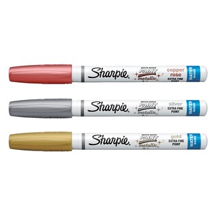 Foto 3 | Foto 3 | Marcador De Pintura Sharpie Metallic, Surtido, 3 Unidades, Para Arte - Venta Internacional.