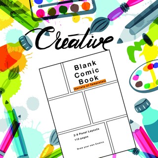Foto 5 | Foto 5 | Blank Comic Book Genérica Variedad De Plantillas De 2 A 9 Diseños De Paneles - Venta Internacional.