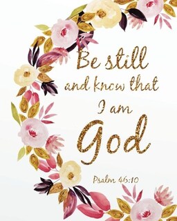 Foto 1 | Foto 1 | Cuaderno De Bocetos Be Still And Know That I Am God, 8 X 10 Pulgadas - Venta Internacional.