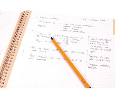 Foto 3 | Foto 3 | Cuaderno De Reuniones Rhodia Active A4+ Preimpreso, 80 Hojas, Negro - Venta Internacional.
