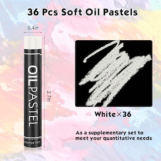 Foto 2 | Foto 2 | Pasteles Al Óleo Geyoga, 36 Piezas, Artistas Blancos Para Pintura Artística - Venta Internacional.