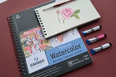 Foto 3 | Foto 3 | Papel De Acuarela Canson Artist Series Montval 300g 9x12cm - Venta Internacional.