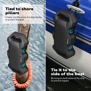 Foto 4 | Foto 4 | Guardabarros Para Barcos Vivohome Eva Paquete De 4 Unidades Para Atracar Con Cuerda De Nailon - Venta Internacional.