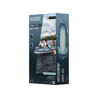 Foto 3 | Foto 3 | Bote Inflable Lancha Hydro Force Trek X3 Para 3 Personas Con Remos