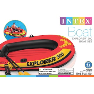 Foto 7 | Foto 7 | Bote Inflable Intex Explorer 300 Para 3 Personas Con Remos Y Bomba - Venta Internacional.