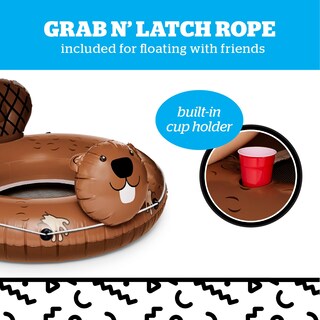 Foto 3 | Foto 3 | Tubo Inflable Para Río Bigmouth Inc., Resistente, Con Soporte Para Bebidas - Venta Internacional.