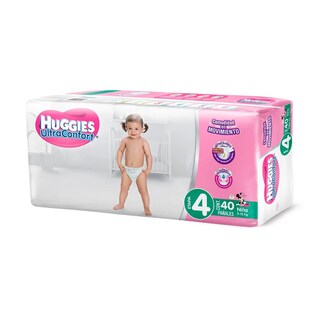 Foto 3 | Foto 3 | Pañales Huggies Ultra Confort Etapa 4 40 Piezas