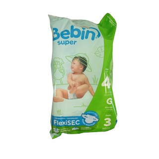 Foto 1 | Foto 1 | Pañales Desechables Bebin Super Flexisec Grande Etapa 4