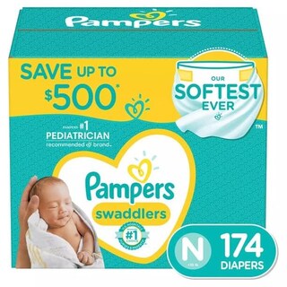 Foto 1 | Foto 1 | Pañales Pampers Swaddlers Para Recién Nacidos, Tamaño Inferior A 4,5 Kg, 174 Unidades - Venta Internacional.