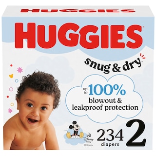 Foto 1 | Foto 1 | Pañales Huggies Snug & Dry Talla 2 (5-8 Kg) 234 Unidades - Venta Internacional.