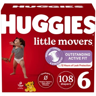 Foto 1 | Foto 1 | Pañales Huggies Little Movers Talla 6 (16+kg) 108 Unidades - Venta Internacional.
