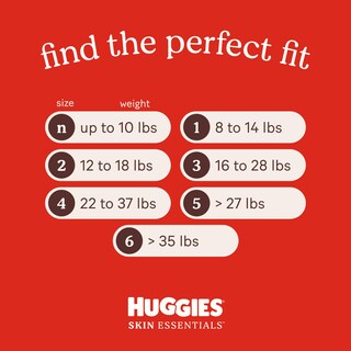 Foto 6 | Foto 6 | Pañales Huggies Skin Essentials Tamaño 3 Para Bebé (7-13 Kg) X66 - Venta Internacional.