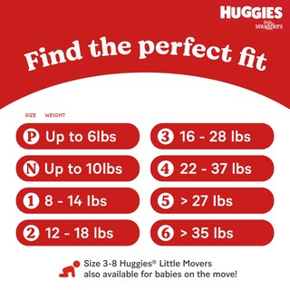 Foto 6 | Foto 6 | Pañales Huggies Little Snugglers Para Recién Nacidos Talla 1 (hasta 4 5 Kg) - Venta Internacional.