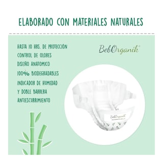 Foto 4 | Foto 4 | Pañales Desechables De Bambú Para Bebés – Etapa 4: Grande 144 Pañales