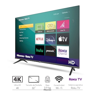 Foto 2 | Foto 2 | Combo Pantalla Hisense 32'' Smart Tv Roku + Soporte