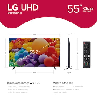 Foto 2 | Foto 2 | Televisor Inteligente Lg 55ut7570pub Con Pantalla Plana 4k De 55 Pulgadas, Alexa Integrada - Venta Internacional.