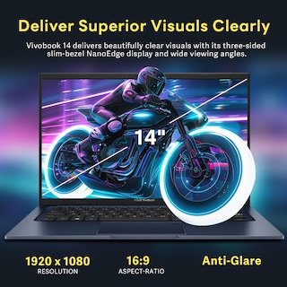 Foto 4 | Foto 4 | Ordenador Portátil Asus Vivobook 14 Fhd Ips Intel I3-1215u 8 Gb 288 Gb - Venta Internacional.